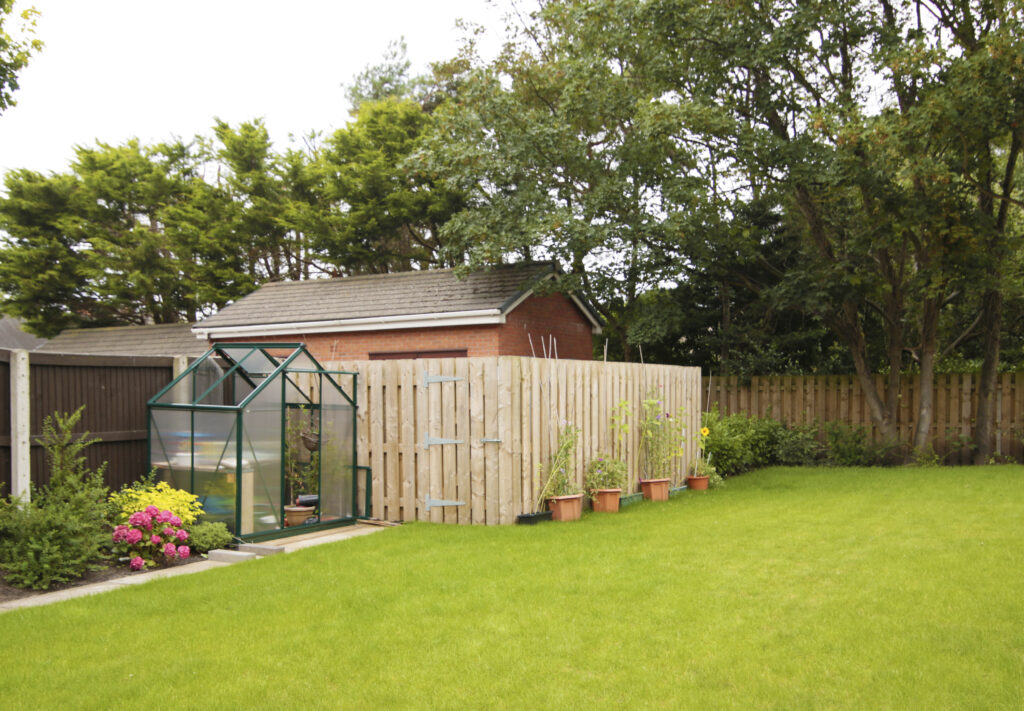 greenhouse in garden