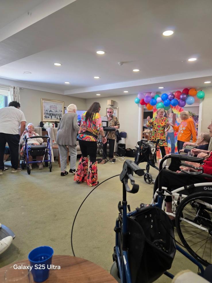 people at a party in the home