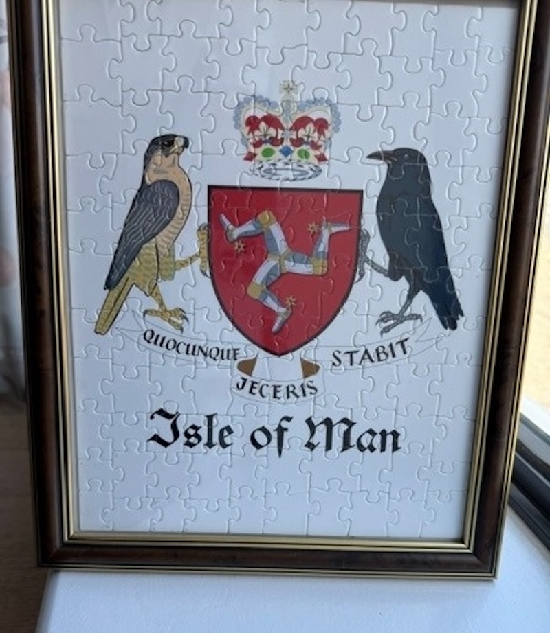 isle of man puzzle artwork from one of our residents